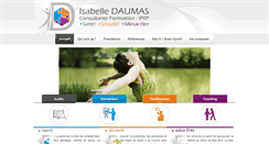 Desktop Screenshot of isabelle-daumas.com